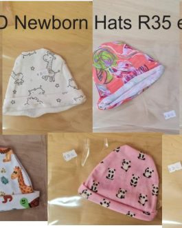 NVD Newborn hat CORAL FLOWERY design